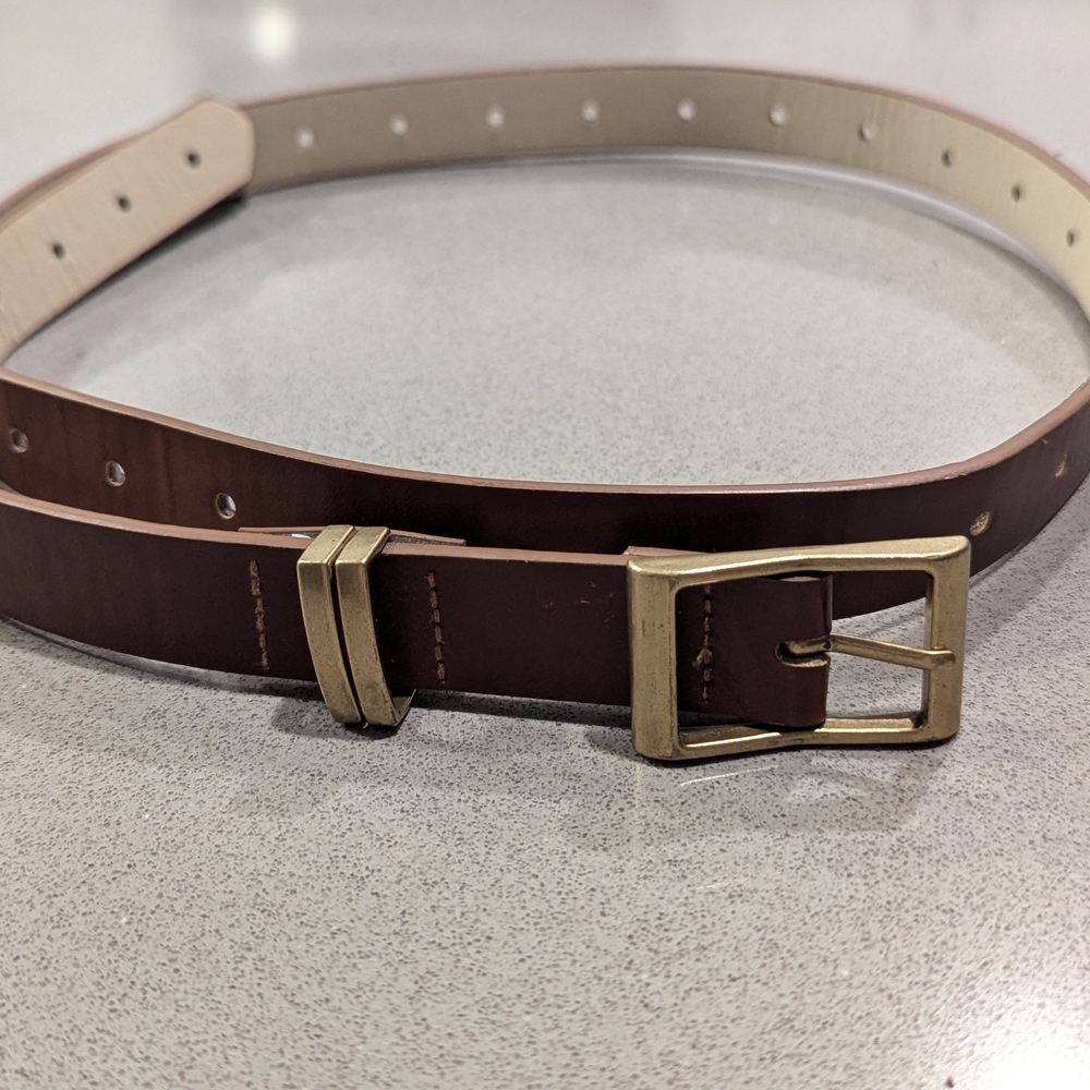 Jessica Simpson Brown and Gold Belt